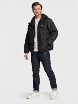 Куртка утепленная мужская LEVIS TELEGRAPH HOOD SHRT JKT BLACKS