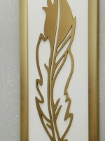 Декор настенный "Перышко" 19*54 см