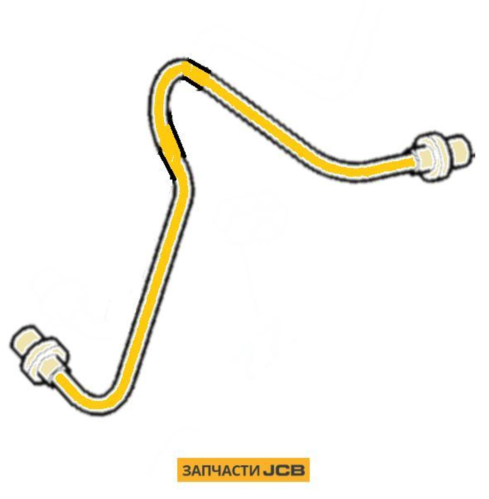 Топливная трубка JCB 02/801693