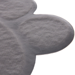 Коврик для животных «ДОНКОТТИКО», лапушка, цвет светло-серый, 30*40см (лейбл)