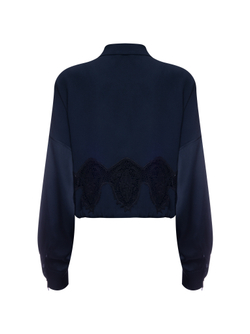 BEATRICE бомбер- синий