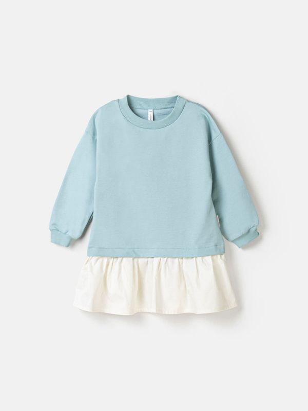 Платье с хлопковой юбкой 