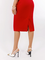 Платье облегающее миди