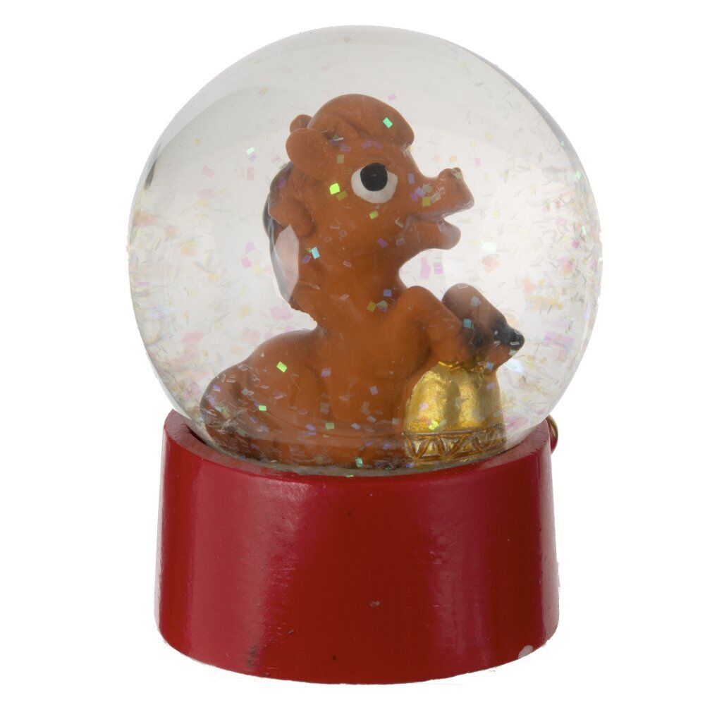 GAEM Фигурка декор в стекл шаре "Лошадка", L7 W7 H8 см, 2в.