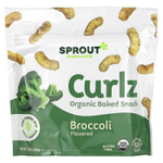 Sprout Organics, Curlz, органический запеченный снек, для детей от 12 месяцев, брокколи, 42 г (1,48 унции)