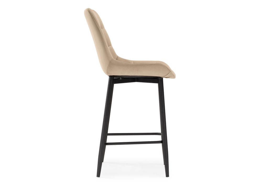 Полубарный стул Алст бежевый / черный