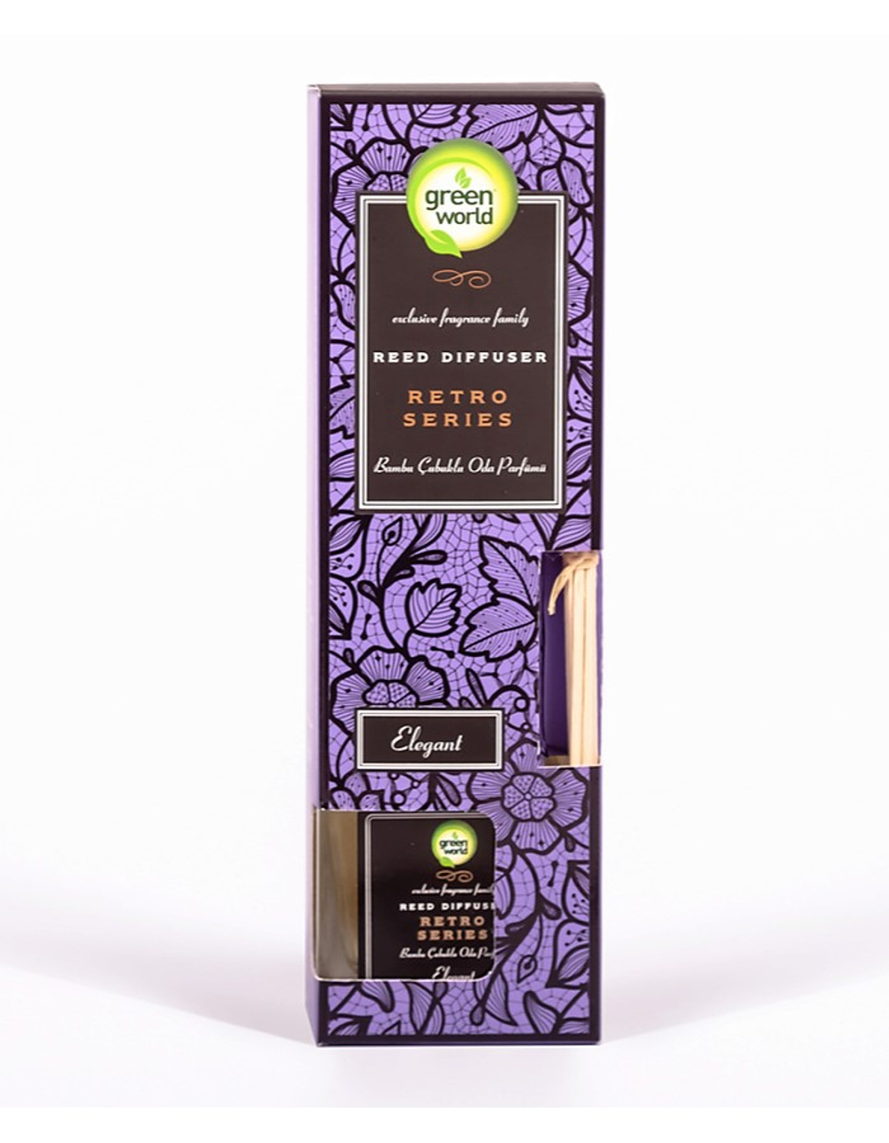 Green World Диффузор для дома с палочками Elegant 100мл