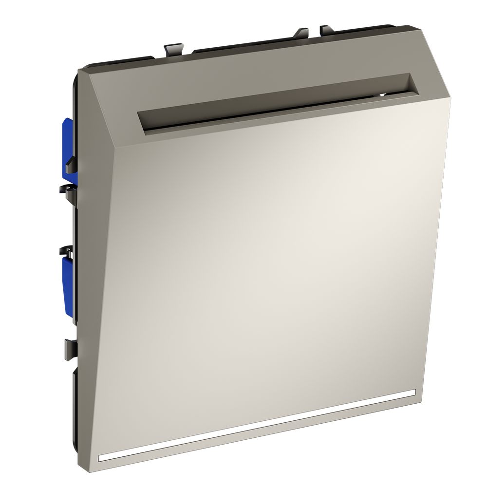 Выключатель встраиваемый VOLTUM S70 карточный 16А, (кашемир)