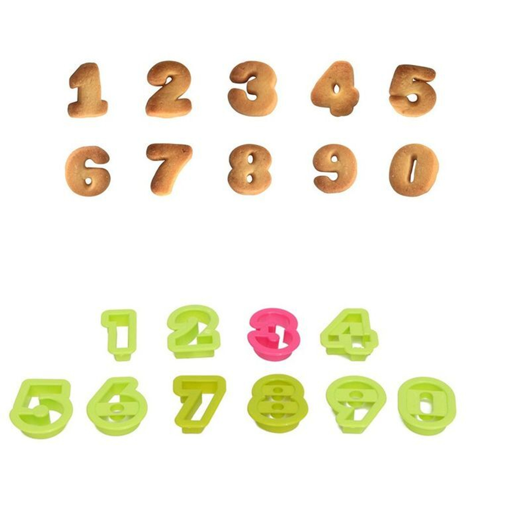 Набор вырубок «Цифры» 10 шт