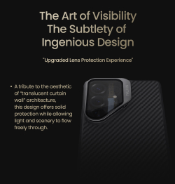 Чехол из карбона с MagSafe для Samsung Galaxy S25 Ultra, серия CarboProp Magnetic (версия с прозрачной крышкой) от Nillkin