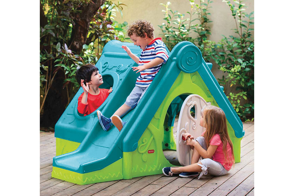 Детский домик с горкой Funtivity 2400*1740*1040мм