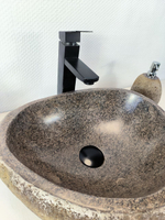 Раковина из речного камня RS-65959 46х37х15 из натурального камня
