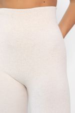 Лосины в рубчик утепленные (экрю) Б14805-7М LT Collection
