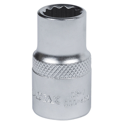 МАСТАК (000-42009) Головка торцевая стандартная двенадцатигранная 1/2", 9 мм