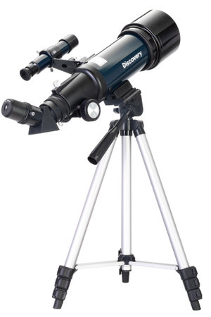Телескоп Levenhuk Discovery Sky Trip ST70 с книгой Космос. Непустая пустота и держателем для смартфона