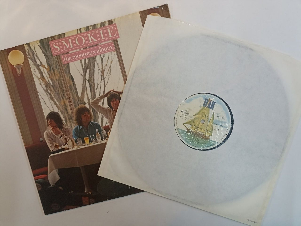 Винтажная виниловая пластинка Smokie The Montreux Album (Germany 1978)