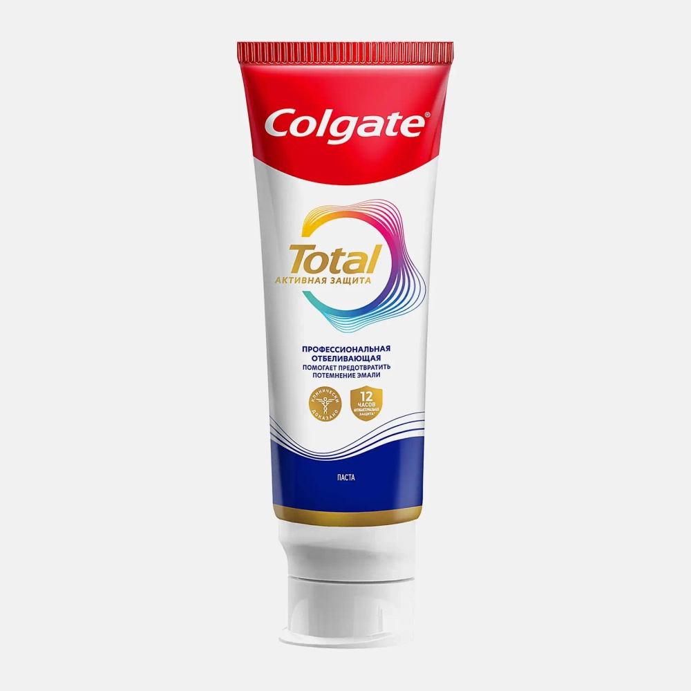Зубная паста Colgate Total 12 Профессиональная Отбеливающая 75мл