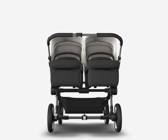 Коляска для двойни 2 в 1 Bugaboo Donkey 5 Twin Misty white/Midnight black/Graphite