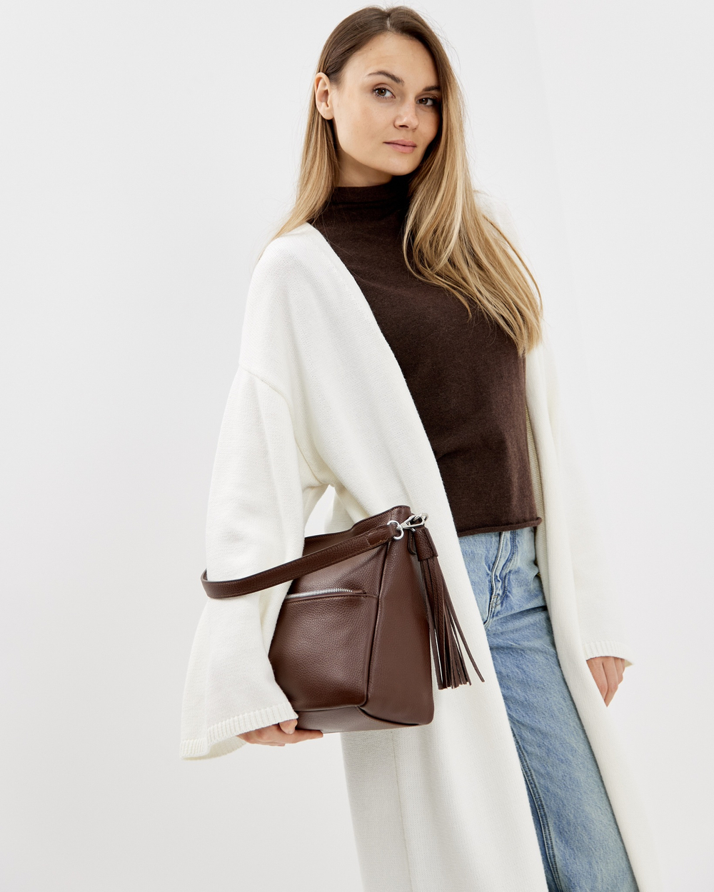 Сумка 564 03 коньячный