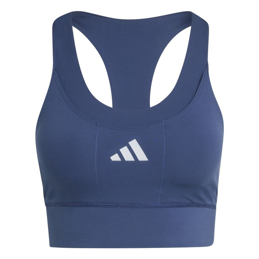 Теннисный бюстгальтер Adidas Adi365 Running Pocket Medium Support - tech indigo