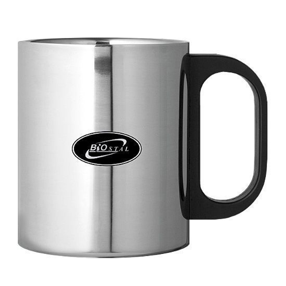 Термокружка Biostal (0,35 литра) с пластиковой ручкой