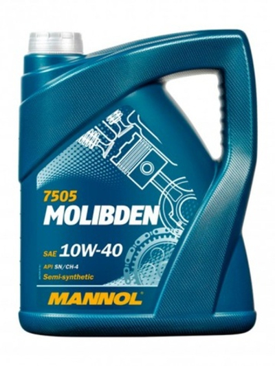 MANNOL 7505 Molibden универсальное 10W-40 SN/CH-4 п/син 4л