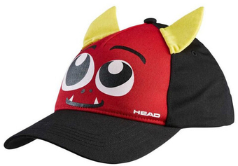 Теннисная кепка Head Kids Cap Monster - черный