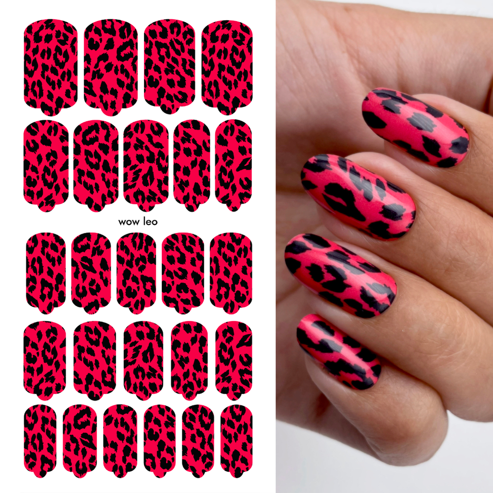 Плёнки для маникюра by provocative nails wow leo