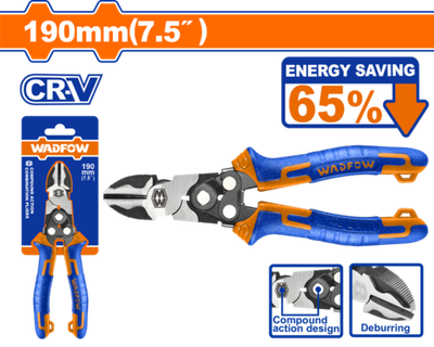 Плоскогубцы 190 мм (6/36) WADFOW WPL3768