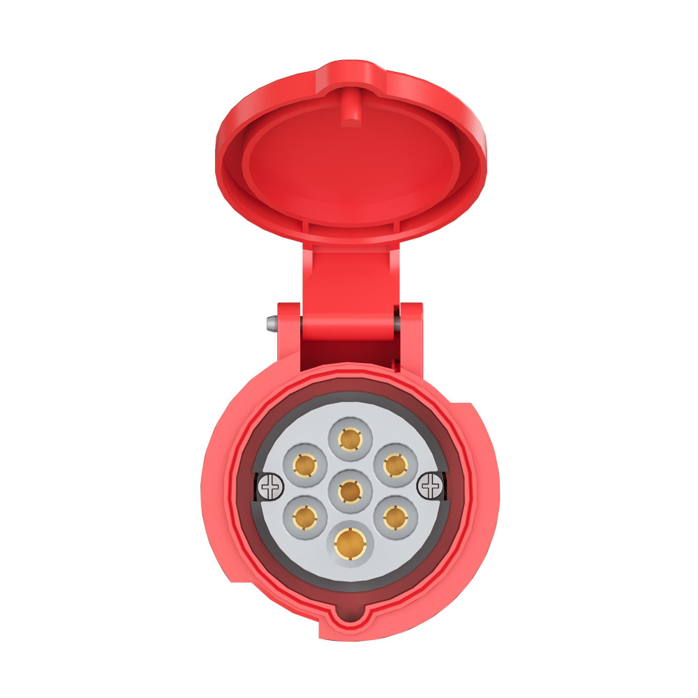 Розетка кабельная CS IP44 32A 6P+E 400В