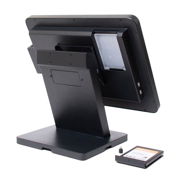 Сенсорный моноблок POScenter POS90ES (15&quot;, PCAP, J1900, RAM 4Gb, SSD 64Gb, быстрая замена SSD без вскрытия корпуса, MSR) Windows 10 Iot Entry