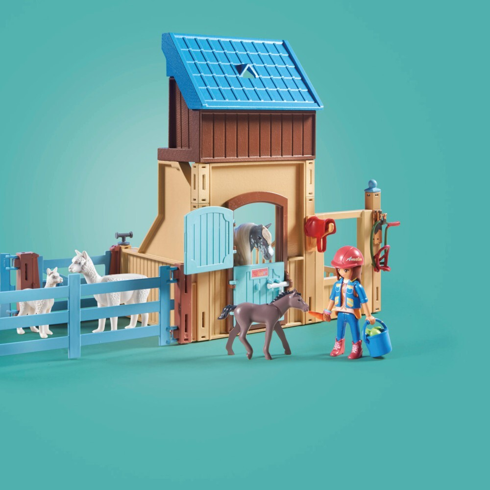 Playmobil - Лошади водопада Амелия и лошадь Шепот с конюшней 71353 / артикул   71353  / GTIN 4008789713537