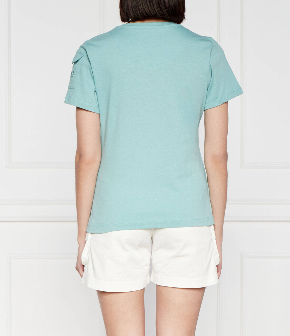 Футболка Aeronautica Militare - морской(TS2244DJ638)