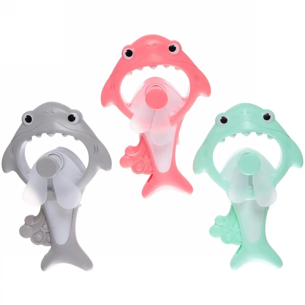 Вентилятор «Акулёнок», микс цветов, 16 см