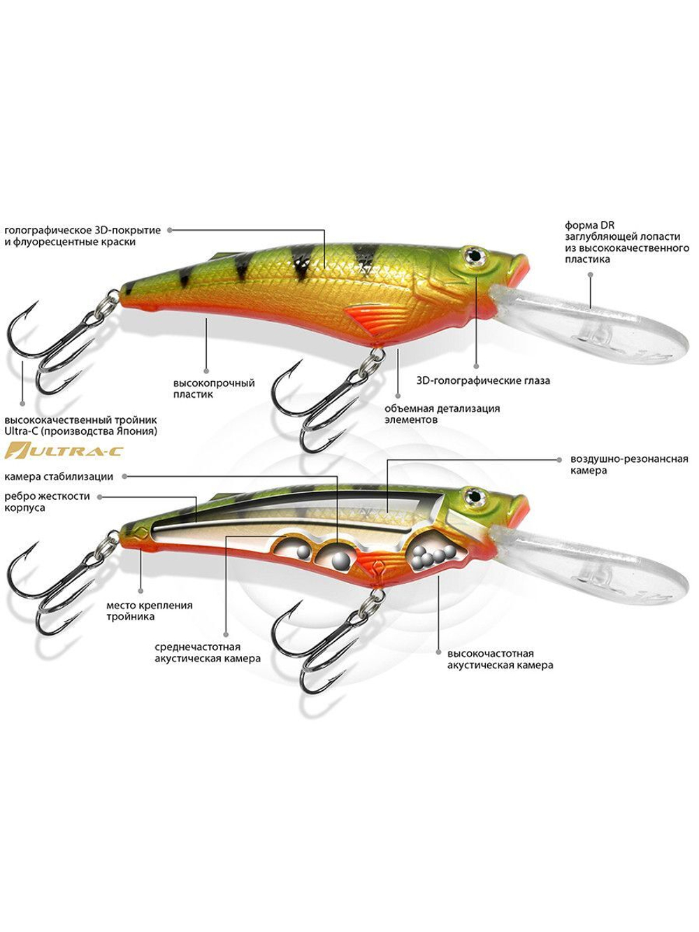Воблер Шэд SHERIFF DR 100mm,