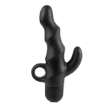 Стимулятор простаты с вибрацией Vibrating P-spot Spiral (Цвет: черный)