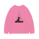 Свитшот "Цвергпинчер в понедельник"