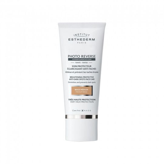 Institut Esthederm Photo Reverse Солнцезащитный крем с максимальной степенью защиты для кожи с пигментацией, оттенок MEDIUM BEIGE, 50 мл