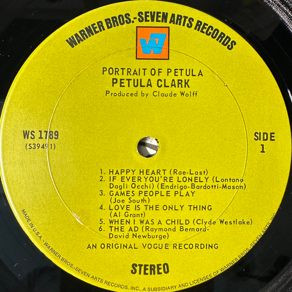 Petula Clark ‎– Portrait Of Petula (США 1969г.)