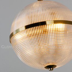 Подвесной светильник Cloyd BEHAIM P3 / Ø30 см - латунь (арт.11693)