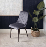 Стул Patrik, бархат серый 27