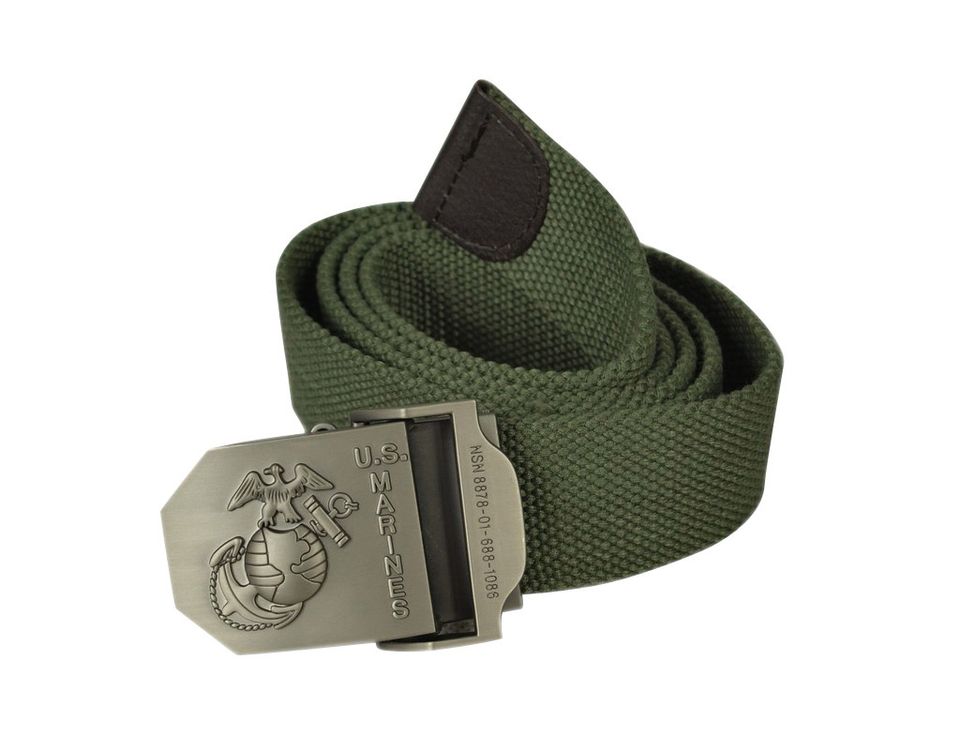 Ремень поясной US Marines (олива)