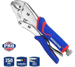 Фиксирующие клещи WORKPRO PRO 130 мм WP231072