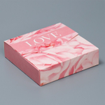 Складная коробка конверт«Розы», 15 х 15 х 4 см