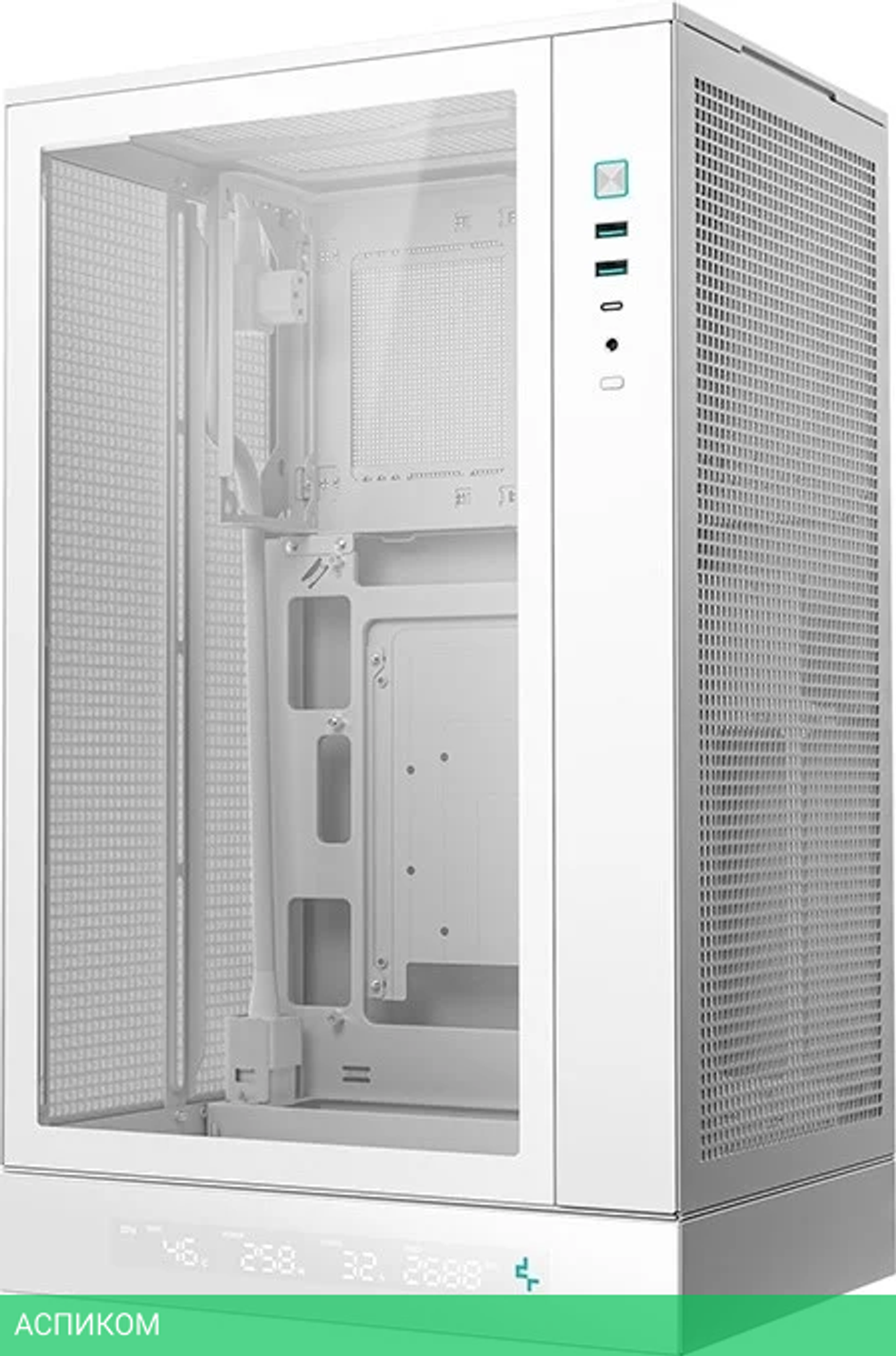 Корпус DeepCool CH270 Digital WH без БП (R-CH270-WHNDM0-G-1)