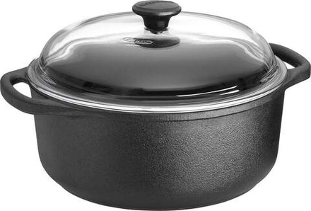 Кастрюля Skeppshult Casserole, 4 л, 24 см, чугун, антипригарное покрытие