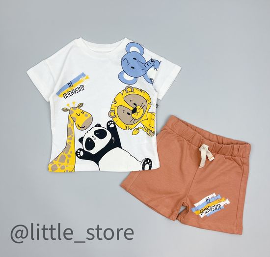 Комплект "Friendship" с белой футболкой