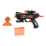 Пистолет с мягк.пулями, коробка DF0201A