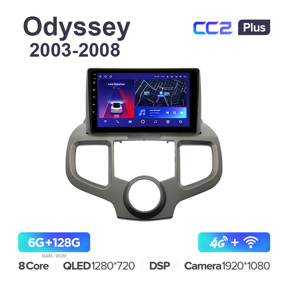 Teyes CC2 Plus 10,2"для Honda Odyssey 2003-2008