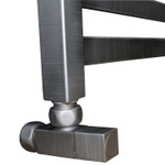 Полотенцесушитель Ника MODERN ЛМ-6 100/50 Matt Antique Silver с вентилями (комплект люкс)(-), шт